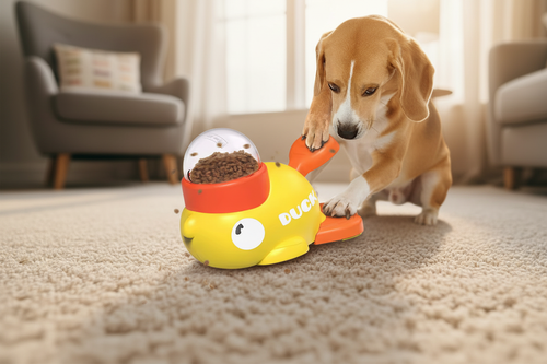 Jouet canard interactif - ambiance cosy
